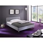 Hellgraue Gesteppte Moderne Fun-Möbel Tagesbetten & Daybeds aus Stoff 140x200 
