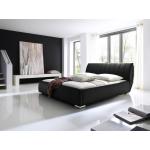 Schwarze Moderne Fun-Möbel Tagesbetten & Daybeds aus Leder 180x200 