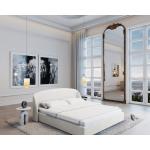 Weiße Sofa Dreams Betten mit Matratze aus Leder 140x200 