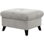 Silberne Sit & More Sitzhocker aus Textil Breite 50-100cm, Höhe 0-50cm, Tiefe 50-100cm 