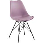 Violette Moderne Homexperts Esszimmerstühle & Küchenstühle aus Kunststoff gepolstert Breite 50-100cm, Höhe 0-50cm 