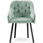 Grüne Transparente Stühle aus Samt gepolstert Breite 50-100cm, Höhe 0-50cm 