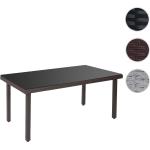 Braune Mendler Polyrattan Tische aus Polyrattan Breite 150-200cm, Höhe 50-100cm, Tiefe 50-100cm 