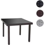 Braune Mendler Polyrattan Tische aus Polyrattan Breite 50-100cm, Höhe 50-100cm, Tiefe 50-100cm 
