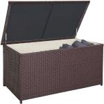 Braune MCW Auflagenboxen & Gartenboxen 751l - 1000l aus Polyrattan 