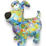 Bunte Hundespardosen mit Tiermotiv aus Keramik 