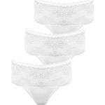 Pompadour Modern Basic Femme Maxi Briefs 3-Pack white