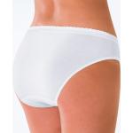 Weiße Pompadour Jazzpants-Slips für Damen Größe S 3-teilig 