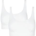 Weiße Pompadour Damenunterwäsche Größe S 2-teilig 