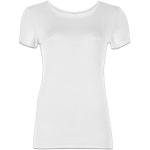 Weiße Pompadour Feinripp-Unterhemden für Damen Größe XL 