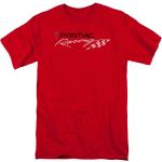 Rote Karo Langärmelige T-Shirts aus Baumwolle für Herren für den für den Sommer 
