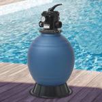 Sandfarbene vidaXL Runde Poolfilter & Filterpumpen aus HDPE 