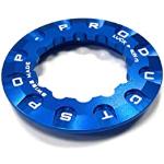 POP-Products LRC Kassetten Verschlussring // Shimano 12 Z. (4,6 g) blau, Ausführung:Blau