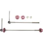 POP-Products MTB SL Titan Schnellspanner (Set) // 5x100/135 mm rosa (39 g), Ausführung:rosa