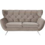 pop Sofa Caldara - beige - Materialmix - 175 cm - 94 cm - 95 cm - Polstermöbel > Sofas > 2-Sitzer