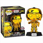 Retro 9 cm Funko Star Wars C3PO Spielzeugfiguren 
