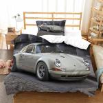 Porsche 911 Bettwäsche Sets & Bettwäsche Garnituren mit Reißverschluss aus Polyester maschinenwaschbar 135x200 2-teilig für den für den Frühling 