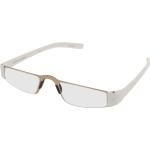 Weiße Brillenfassungen aus Edelstahl für Herren 