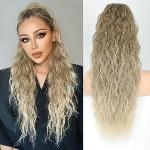 Clip-in Extensions für Damen blondes Haar 