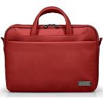 Rote Elegante Herrenlaptoptaschen & Herrennotebooktaschen mit Reißverschluss aus Polyester 