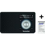 Tragbares DAB+/UKW-Radio: TechniSat DIGITRADIO 1 mit Zusatzakku in schwarz/silber