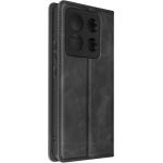 Schwarze Elegante Xiaomi Redmi Note 13 Pro Hüllen Art: Flip Cases aus Kunstleder 