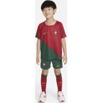 Portugal 2022/23 Home Nike Fußballtrikot-Set für jüngere Kinder - Rot