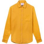 Herbsthemd mit knöpfbarem Kragen Portuguese Flannel Teca — Mustard - S