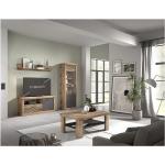 Hellbraune Antike Hometrend Nachhaltige Wohnzimmermöbel aus Eiche Breite 0-50cm, Höhe 200-250cm, Tiefe 0-50cm 