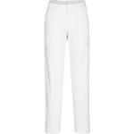 Weiße Unifarbene Portwest Freizeithosen für Damen Größe S 