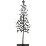 Schwarze 33 cm Künstliche Weihnachtsbäume aus Metall 