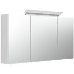 Weiße Posseik Spiegelschränke aus Glas Breite 100-150cm, Höhe 50-100cm, Tiefe 0-50cm 