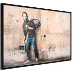Poster - Banksy: The Son of a Migrant from Syria | 30x20 cm | Schwarzer Rahmen