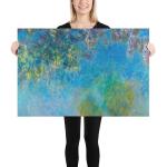 Vintage Claude Monet Digitaldrucke matt aus Papier 