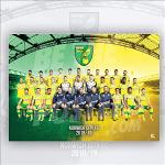 Be The Star Posters Norwich City FC A3 Squad 2018/19 Spieler-Poster – Offizielles Lizenzprodukt – Größe A3 (A3)