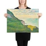Poster Georges Seurat Meerlandschaft in Port-En-Bessin, Normandie - Ästhetik Inspirierte Wandkunst Vintage Kunstdruck Geschenk Für Kunstliebhaber