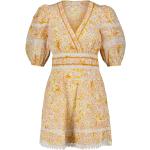 Gelbe Mini Minikleider & kurze Kleider aus Baumwolle für Damen Größe M für den für den Sommer 