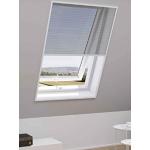 Powerfix® Alu Insektenschutz für Dachfenster Plissee Natürlicher Schutz 110 x160 Weiß