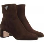 Prada Boots & Stiefeletten - Triangle Ankle Boot - Gr. 37 (EU) - in Braun - für Damen