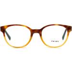 Olivgrüne Prada Vollrand Brillen aus Kunststoff für Damen 