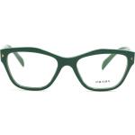 Prada Damen Brillenfassung PR27SV UR1-101 51mm - Kunststoff Vollrand grün