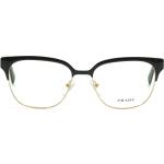 Schwarze Prada Brillenfassungen aus Metall für Damen 