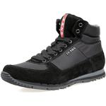 Schwarze Prada High Top Sneaker & Sneaker Boots aus Leder für Herren Größe 44 