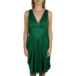 Reduzierte Grüne Prada V-Ausschnitt Festliche Kleider für Damen Größe L 
