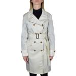 Reduzierte Weiße Prada Trenchcoats mit Reißverschluss für Damen Größe XS 