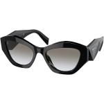 Schwarze Prada Cateye Sonnenbrillen aus Kunststoff für Damen 