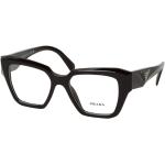 Schwarze Prada Quadratische Kunststoffbrillen für Damen 