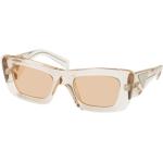 Beige Prada Sonnenbrillen mit Sehstärke aus Kunststoff für Damen 
