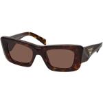 Braune Prada Cateye Sonnenbrillen aus Kunststoff für Damen 