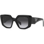 Schwarze Prada Quadratische Sonnenbrillen mit Sehstärke aus Kunststoff für Damen 